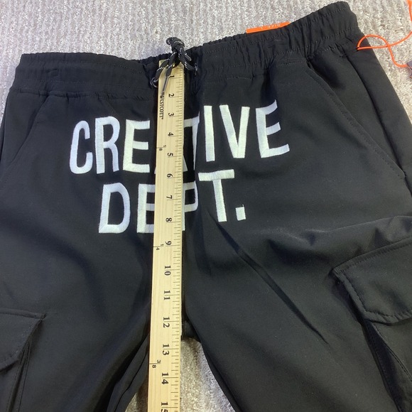 RGSTR Creative Dept. Men's Black Premium‎ Tech Stretch Cargo Pants Size L NWT - Picture 10 of 16